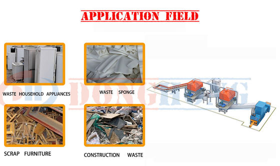 MSW リサイクルプレスマシン MSW 選別工場におけるE廃棄物管理の解決策