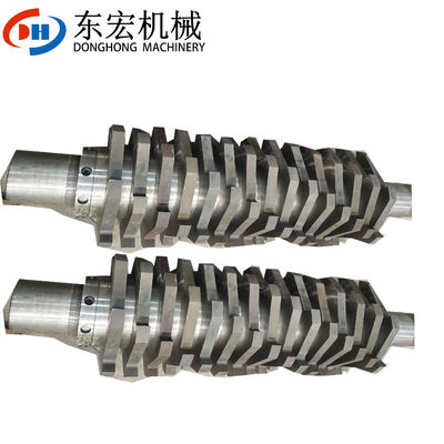 カーボン・スチール 大型タイヤ・シュレッダー・ブレード・ダブル・シャフト・スクラップ・メタル・ブレッシャー