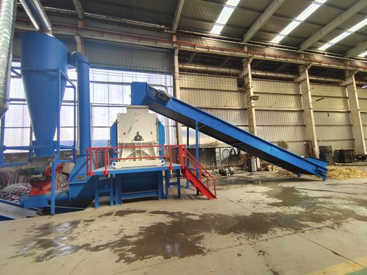 6000 kg 容量 パワー 二重軸 破碎機 廃棄物機器のための完璧なソリューション