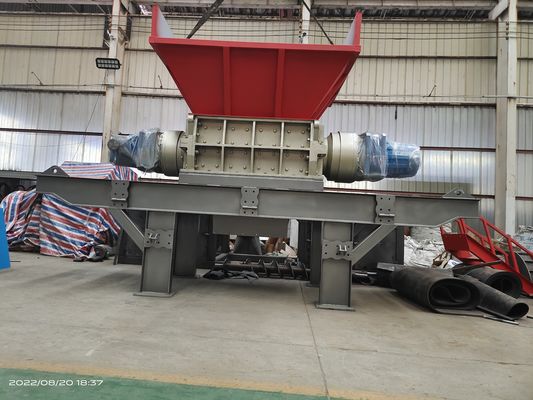 90kW 重力タイヤ切断機 印刷所用 自動車用タイヤリサイクル