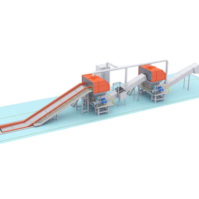 8000KG 耐久性鋼鉄 建設廃棄物 鉱山における金属ワイヤケーブルのためのシェードラー