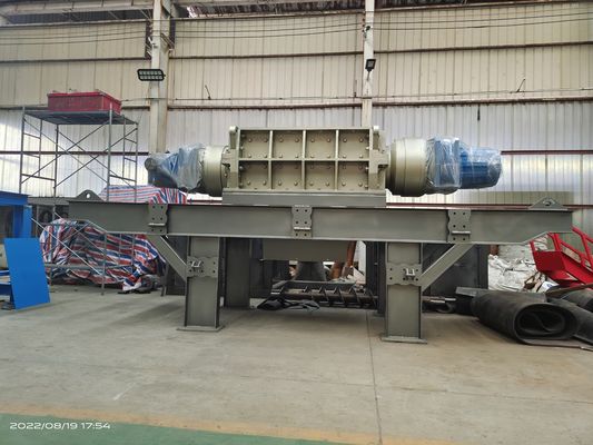 8000KG 重量 建設材料のショップのための4軸産業用廃棄物紙粉砕機