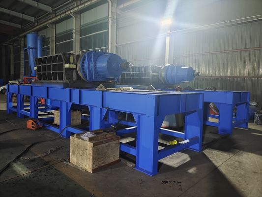 8000KG 木の残骸のための二軸シェードラー 食品飲料店の必需品