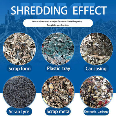 110kW 垂直シャフトシェードラー 廃品家具と日常用品をシェードリングする